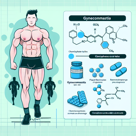 Risiko von Gynäkomastie bei der Verwendung von Clomiphene citrate im Sport.