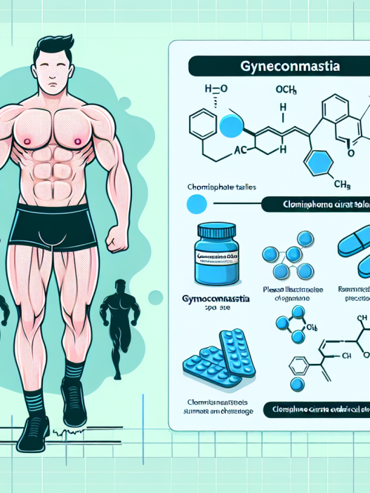 Risiko von Gynäkomastie bei der Verwendung von Clomiphene citrate im Sport.
