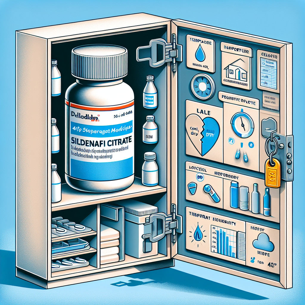 Tipps zur Aufbewahrung von Sildenafil citrat zu Hause