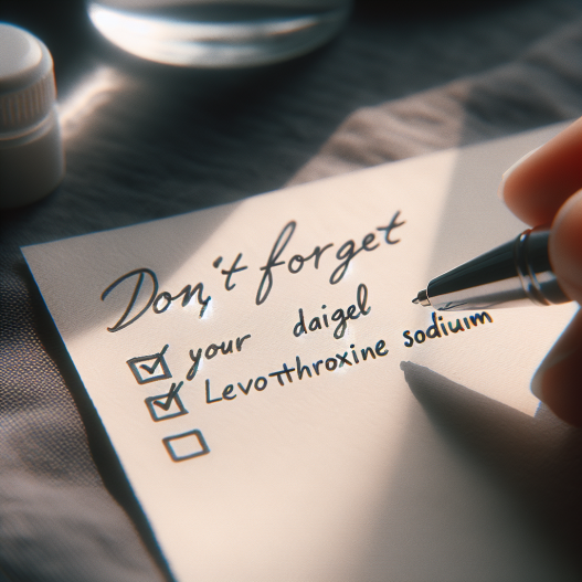 Vergessen Sie nicht die tägliche Einnahme von Levothyroxine sodium