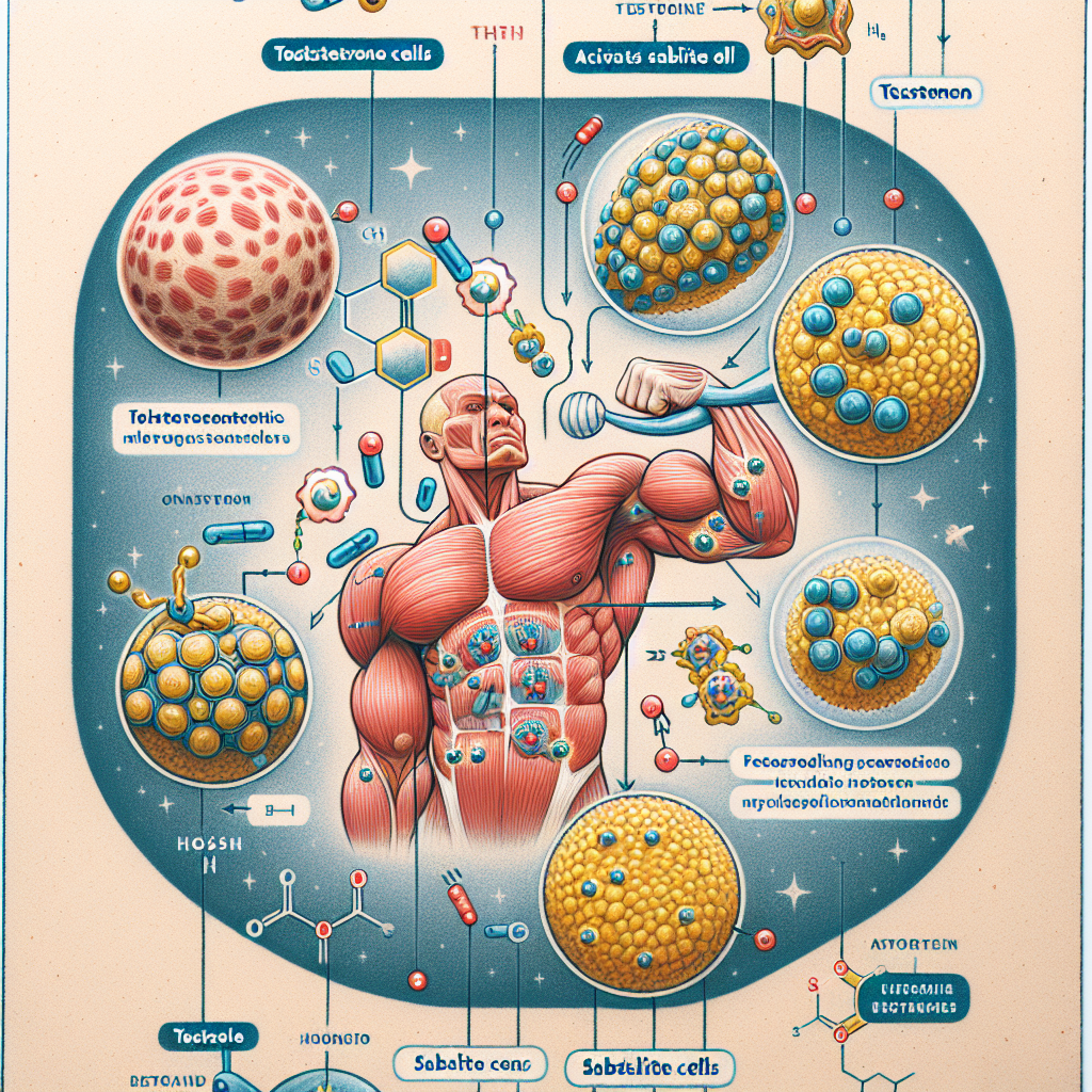 Wie Testosteron die Satellitenzellen der Muskeln aktiviert